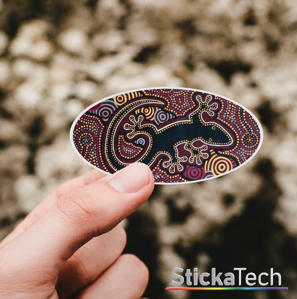 decal sticker with aboriginal artwork