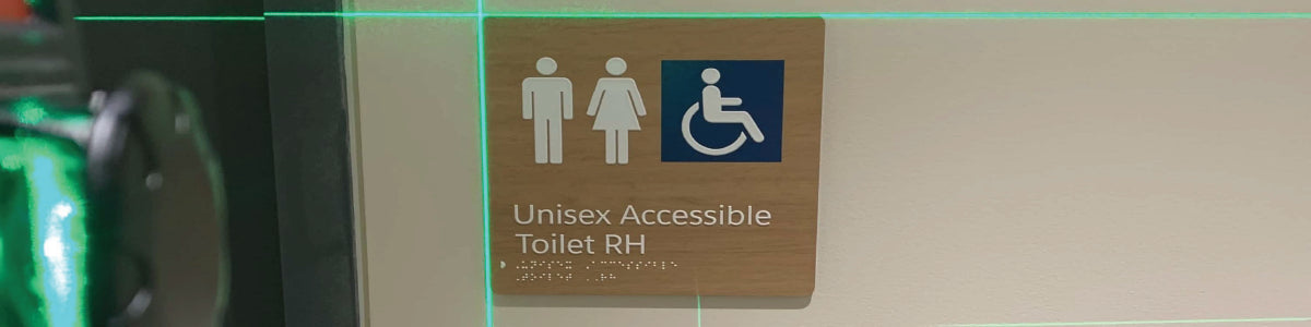 Disabled signage with professional installation